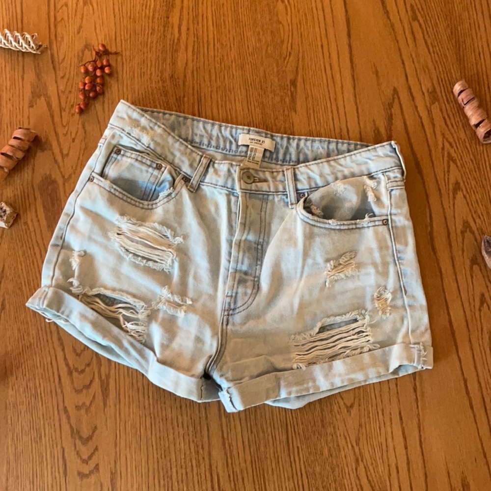 High waisted forever 21 shorts